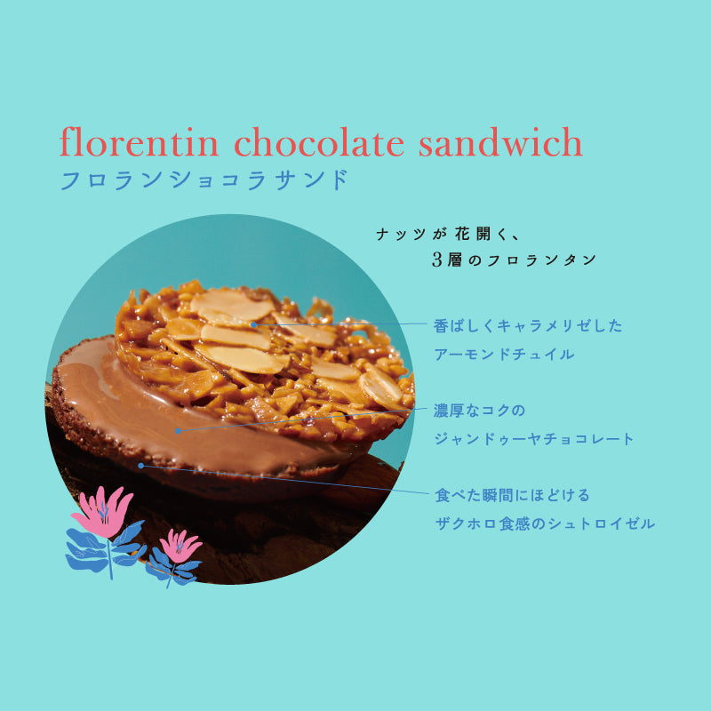 フロランショコラサンド4個入