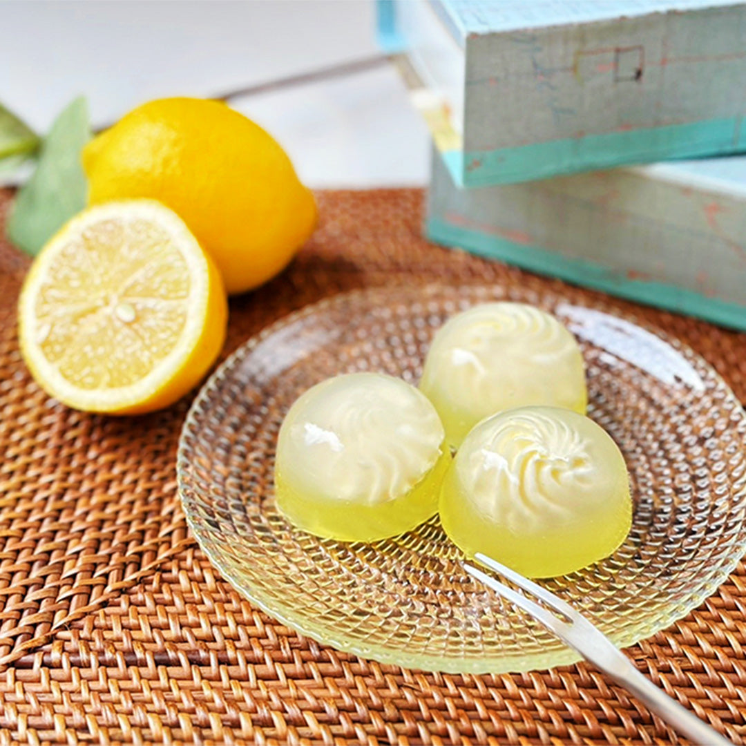 【中津菓子 かねい】レアチーズの水まんじゅう レモン 6個入