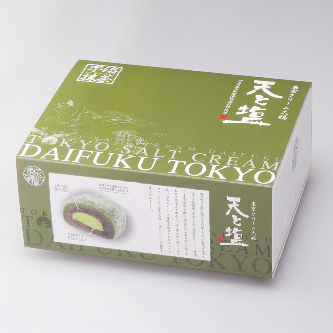 【東京クリーム大福・天と塩】 抹茶 6個入