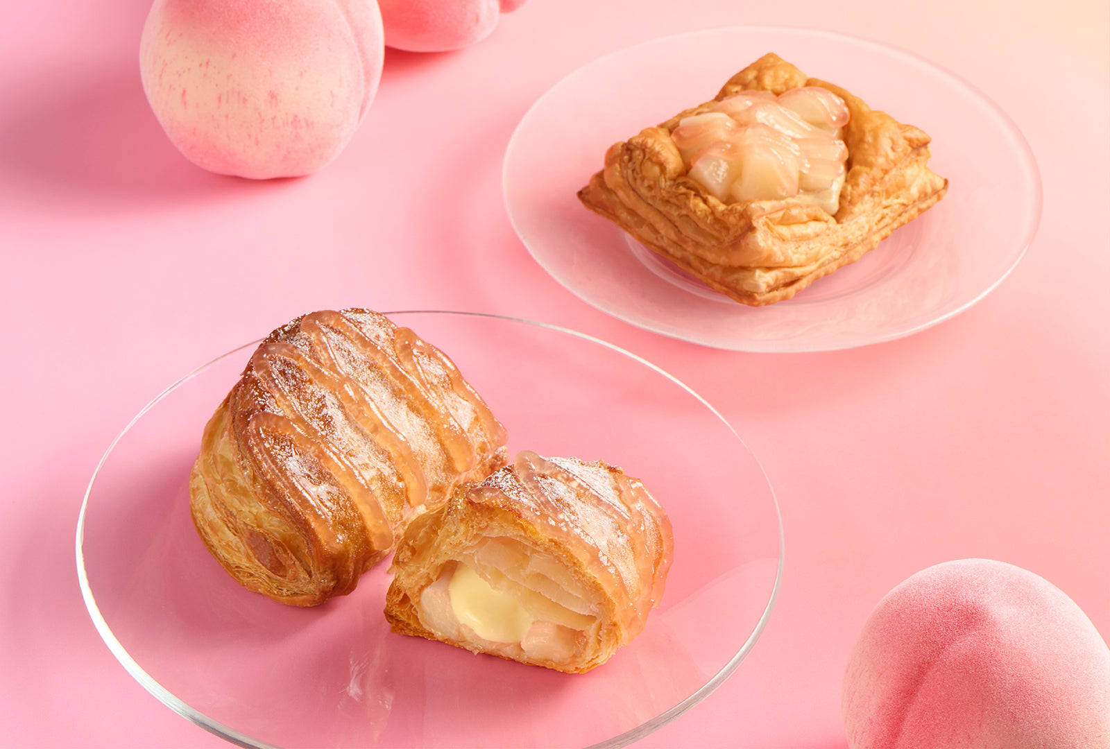【RINGO】7/1（火）「焼きたてオープンパイ〔ピーチアールグレイ〕」「焼きたてカスタードピーチパイ」発売　～7/15（火）からはブランド初のドリンクも登場～