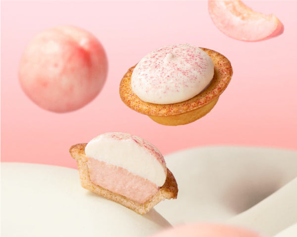 【BAKE CHEESE TART】7月1日（水）発売！チーズたっぷり “ダブルチーズムース” の極上スイーツ｜桃 × ヨーグルトの “フロマージュタルト” が登場