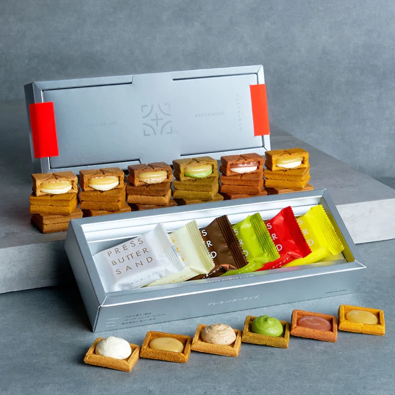 【4日間限定】PRESS BUTTER SANDブランド6周年記念！6種のバターサンドをぎゅっと詰め込んだオールスターボックス初登場！