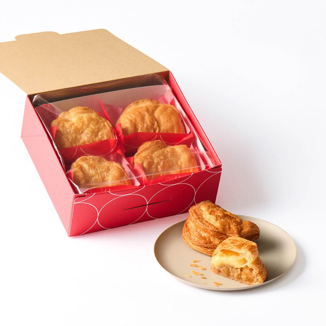 カスタードアップルパイ 4P BOX